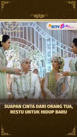 Maia Estianty Instagram - Momen haru saat Al & Alyssa menerima restu lewat suapan penuh cinta dari kedua orang tua mereka.
#SCTVSpesial #AkadNikahAlAlyssa #AlGhazali #Alyssadaguise