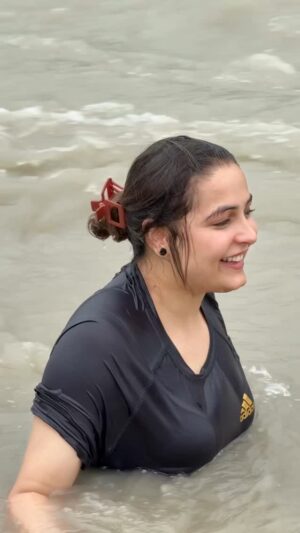 Malika Kaliraman Instagram - Har Har Gange 🕉️