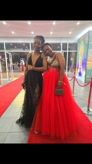 Manaka Ranaka Instagram - My partner in crime @naledi_ranaka
Congratulations too all the nominees and winners!
#SAFTAs18