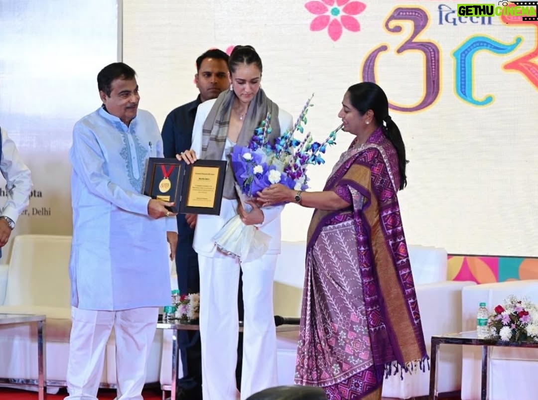 Manika Batra - 57.7K Likes - Truly honoured to be felicitated by Navbharat Times in the presence of Hon’ble Shri Nitin Gadkari ji, Hon’ble CM Smt. Rekha Gupta ji, and other esteemed dignitaries. This recognition belongs to every young athlete chasing a dream. Proud to be part of India’s sporting journey. Jai Hind 😇🙏🏻🇮🇳