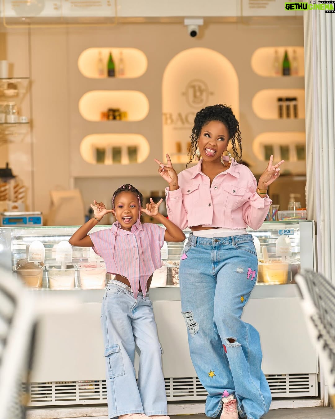 Mapaseka Koetle - 144.3K Likes - Nine years of knowing the most amazing little human 💕. Becoming your mom has been the greatest gift of my life you’ve changed me, taught me, and shown me love in its purest form. Each step with you has also been a lesson about myself, and for that I thank God every day. Happy 9th birthday to my best friend, my sunshine, my unconditional love. I’m so blessed to call you my daughter. 🎉✨ HAPPY BIRTHDAY NEMA NEMA

📍: @bagliosgelato