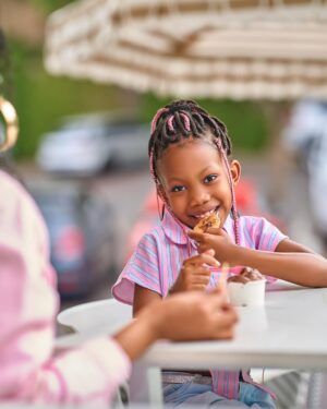 Mapaseka Koetle Instagram - Nine years of knowing the most amazing little human š. Becoming your mom has been the greatest gift of my life youāve changed me, taught me, and shown me love in its purest form. Each step with you has also been a lesson about myself, and for that I thank God every day. Happy 9th birthday to my best friend, my sunshine, my unconditional love. Iām so blessed to call you my daughter. šāØ HAPPY BIRTHDAY NEMA NEMA
š: @bagliosgelato