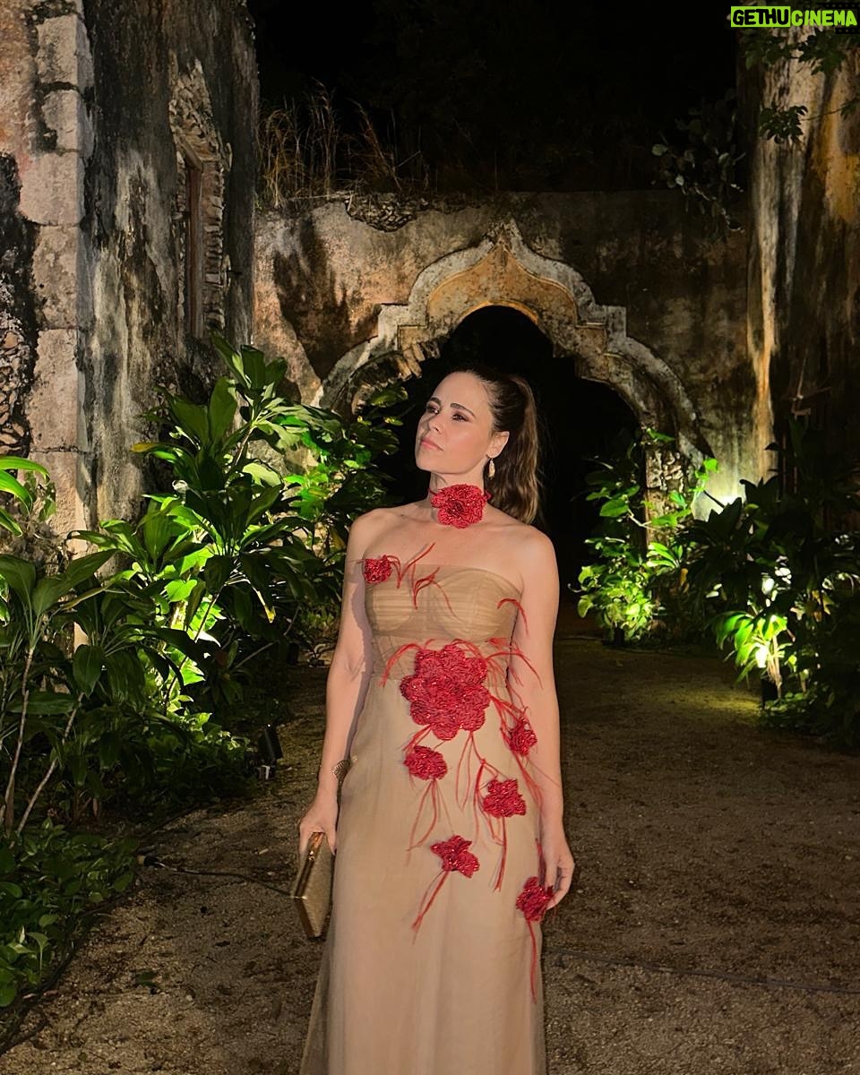 Margarita Magaña - 42.6K Likes - Perooooo que bien me sentí ayer! 
Les comparto estas fotos por que fui a una boda y amoooo las bodas!! Me encantan los festejos familiares y festejar el amor! 
Hace mucho no me arreglaba y de pronto se me olvida la Margarita guapetona que está en mi por andar corre que corre con los niños! 
Gracias por el hermoso vestido @carolinaperez_mx amo tus vestidos son un sueño!  #nochedefiesta #vestidolargo #bodatime