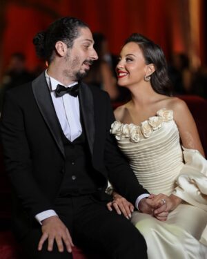 Mariam Al Khosht Instagram - Our first carpet event ♥️ @elgounafilmfestivalofficial 7th edition
Styling: @ayatseifelnasr
Dress: @maison_pacinthebadran
Jewellery: @glamour.jewellery
Clutch: @sheclutches
Makeup: @nadaswidanmua
Hair: @alsagheersalons @mr.bishoo
Photogtaphy: @norayoussef_photography