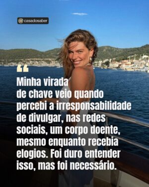 Mariana Goldfarb Instagram - A trajetória de Mariana Goldfarb vai muito além do universo da moda. Modelo, nutricionista e futura psicóloga, ela construiu sua história entre desafios e superações, enfrentando pressões estéticas, distúrbios alimentares e ambientes abusivos desde a adolescência.
Hoje, compartilha com autenticidade suas reflexões sobre corpo, saúde mental e autoconhecimento, inspirando milhares de mulheres a buscarem equilíbrio em meio às cobranças da sociedade.
Nesta entrevista, Mariana fala sobre sua relação com a imagem, a responsabilidade de influenciar outras mulheres nas redes sociais e como a psicanálise transformou sua vida, tornando-se um caminho de cura e fortalecimento.
_____________
O bate-papo faz parte da newsletter Cá Entre Nós, do programa Elas! Para ler a entrevista completa, acesse o link na bio.