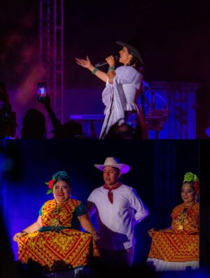 Mariana Seoane Instagram - La noche del 16 de Julio, @liladowns ofreció un concierto en Oaxaca en el marco de las fiestas de Guelaguetza, donde miles de asistentes corearon sus éxitos ! 🌺✨

Teniendo de invitados @laseoaneoficial, @costamiaorq, @btierramojada, @aimararista entre otros.

Sin duda fue un concierto que se disfrutó ❤️