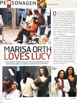 Marisa Orth Instagram - • TBT de hoje 🎯 Marisa topou o desafio de virar uma das comediantes mais famosa de todos os tempos: a americana Lucille Ball. Direto do meu acervo de fã ✨🫶🏻