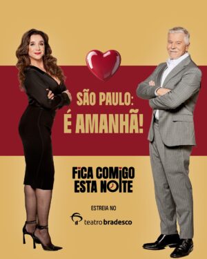 Marisa Orth Instagram - Alô, São Paulo: estreia amanhã! ❤️
A comédia romântica mais aguardada do ano. Prepare-se para gargalhar e se emocionar com esse clássico do teatro brasileiro, com a dupla amada por todo o Brasil, Marisa Orth e Miguel Falabella.🌹
⏰🌹Fica Comigo Esta Noite é apresentado por @oslofinancial
Texto: Flavio de Souza (@souflaviodesouza)
Direção: Bruno Guida (@brunoguida)
Produção: Aveia Cômica (@aveiacomica)
Estreia:
📍 São Paulo | a partir de Julho, no Teatro Bradesco (@teatrobradesco)
📍 Rio de Janeiro | a partir de Outubro, no Teatro Casa Grande (@teatrocasagrande)
🎟 Ingressos disponíveis. Link na bio.