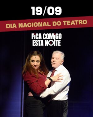 Marisa Orth Instagram - 19 de Setembro - Dia Nacional do Teatro 🎭❤️
⏰🌹 Hoje é dia de comemoração! Uma homenagem ao teatro brasileiro, que possui inúmeros textos belíssimos e repletos de reflexões - como é o caso do espetáculo Fica Comigo Esta Noite - do autor Flavio de Souza.
✨ Viva o teatro brasileiro 🎭
Fica Comigo Esta Noite 🌙
Texto: Flavio de Souza (@souflaviodesouza)
Direção: Bruno Guida (@brunoguida)
Produção: Aveia Cômica (@aveiacomica)
Estreia:
📍 Rio de Janeiro | 10 de outubro, no Teatro Casa Grande (@teatrocasagrande)
🎟️ Ingressos disponíveis. Link na bio.
📸 @acervolenipinheiro
#ficacomigoestanoite #marisaorth #miguelfalabella
