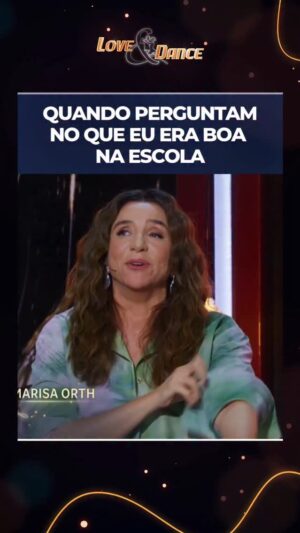 Marisa Orth Instagram - Tem vezes que a matéria da vida fica um pouco mais interessante que as da escola, não é? Acontece... 👀😂
Essas e outras pérolas do #LoveDance já estão disponíveis no #RecordPlus. Acesse e confira! 😉