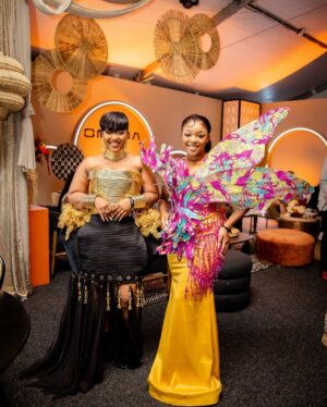 Mbalenhle Mavimbela Instagram - @omodasouthafrica Thank you for the amazing hospitality š what a beautiful marquee #OmodaRoyalty #Omoda #Ndlovukazi