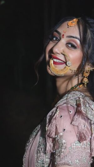 Megha Chaube Instagram - Me as a Bride 👀♥️✨
.
.
#shorts #trendingshorts #beautiful #bride #viral #meghachaube