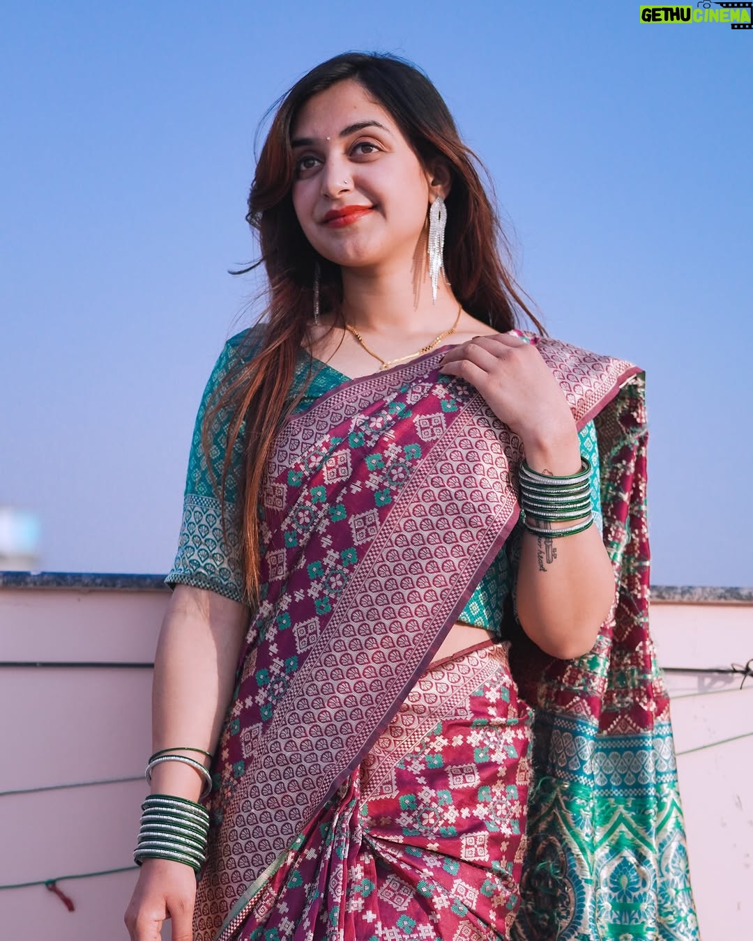 Megha Chaube - 50.2K Likes - Elegance isn’t about being noticed, it’s about being remembered♥️ 
.
.
#newpost #saree #model #outfit #beautiful #dress #women #viral #new #meghachaube