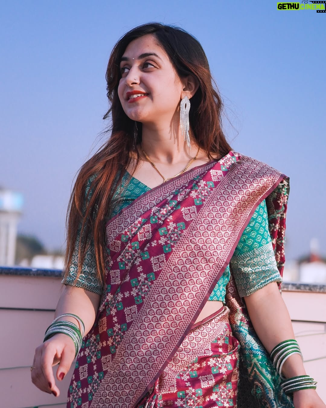 Megha Chaube - 50.2K Likes - Elegance isn’t about being noticed, it’s about being remembered♥️ 
.
.
#newpost #saree #model #outfit #beautiful #dress #women #viral #new #meghachaube