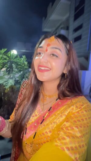 Megha Chaube Instagram - Link is in my bio for this @myplixlife 
.
Function mai Aesa Kya Hua ? 😲♥️
.
.
#newpost #réel #trends #skincare #night #skin #beautyblogger #beauty #tips #viral #glow #glowingskin #natural #beautifulgirl #viral #meghachaube