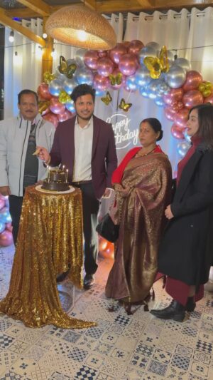 Megha Chaube Instagram - His Birthday Gifts and Family Celebration 🎉😍🥹 
.
.
#shorts #trendingshorts #minivlog  #meghachaube