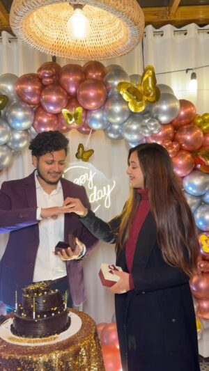 Megha Chaube Instagram - Birthday Surprise For Him 🥹♥️
.
.
 #shorts #trendingshorts #couple #love #viral #meghachaube
