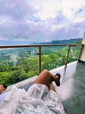 Megha Prasad Instagram - Nature calling! ⛱️🏔️🏊♀️🍹🍇🌧️