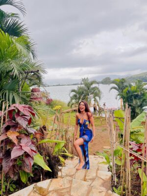Megha Prasad Instagram - She is serenity with a storm inside. 💙✨
#MeghaPrasad #Ootd #Vacay #Fyp
