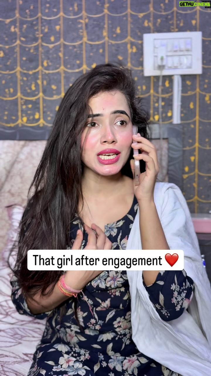 Megha Sahu - 224.3K Likes - That girl after engagement ❤️
#couplegoals #funny #comedy #relationshipgoals #viral #reels #reelsinstagram #foryou #explore