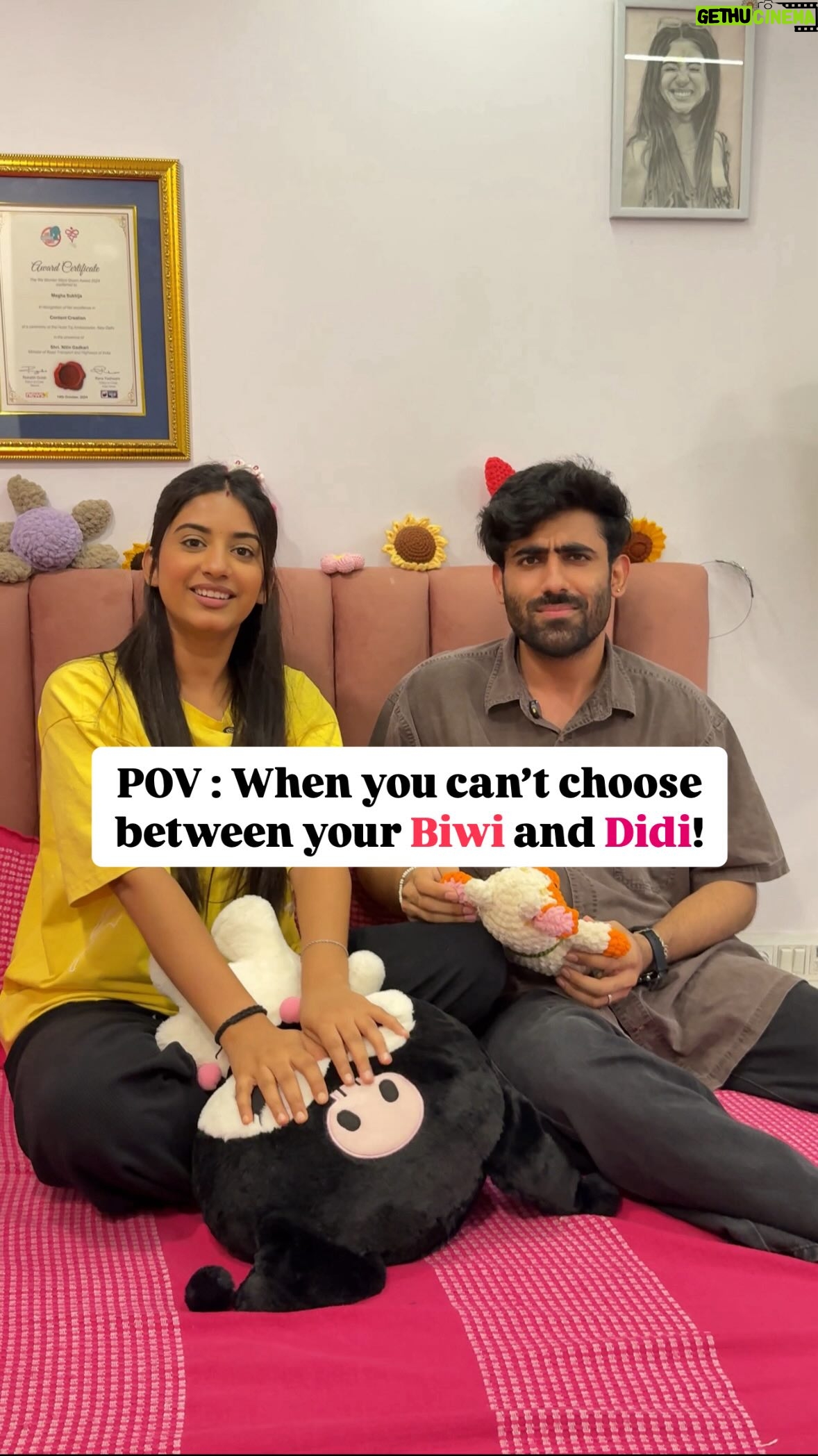 Megha Sukhija - 74.7K Likes - Sandwich banke reh gaya hu😭

#relatable #comedy #family #biwi #nanad