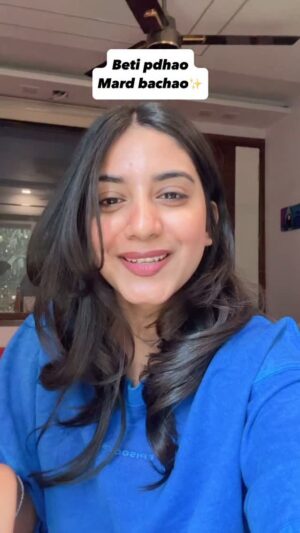 Megha Sukhija Instagram - Mard samaj me dar ka mahol hai🥲🥲
#mard #empowermentformen #trending #life