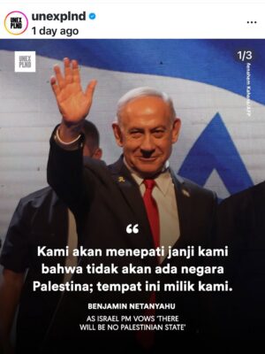 Meisya Siregar Instagram - Plis luangin waktu nonton dan liat 1-1 semua slide ini ....

kamu ga perlu Paham Sejarah dan geopolitik untuk membela dan tdk diam atas apa yg terjadi di PLSTN !

yuk berjuang untuk negara kita sendiri tetap bersuara menuntut 17 8 !
tapi jangan lupakan PLSTN !

disaat DUNIA berisik, semua Tokoh dari mulai pokitikus, jurnalis, aktor hollywood, musisi, designer, sampe civilians mulai anak anak sampe yg tua bersuara gegap gempita spt video video ini ....
kita dimana ??? lanjutkan hidup, tapi DO SOMETHING !!!
Gengsi boikot ? ga punya harta buat donasi ? ga tergerak buat doain ? males turun ke jalan, takut ga punya nyali ikutan Global Sumud Flotila ? Ga mau memakmurkan Baitul Maqdis ?
So the list u can do, 
kalian punya akun sosmed kan ??? jadiin IG buatan Zeyonesh ini sbg Senjat* kita dg terus speak up ! Repost, and speak
Louder !!! so the whole world can see !

Stop and break the Silence !!!
Geno**da ini harus di hentikan !!!! 

yuk bisa yuk jadi bagian perjuangan besar ini sblm perang dunia ke 3 terjadi. Naudzubillah 😭😭😭

Credits :
Slide 1 : @haiidees courtesy 
Slide 2 - end : from the watermark in its video 🙏🏻🙏🏻🙏🏻