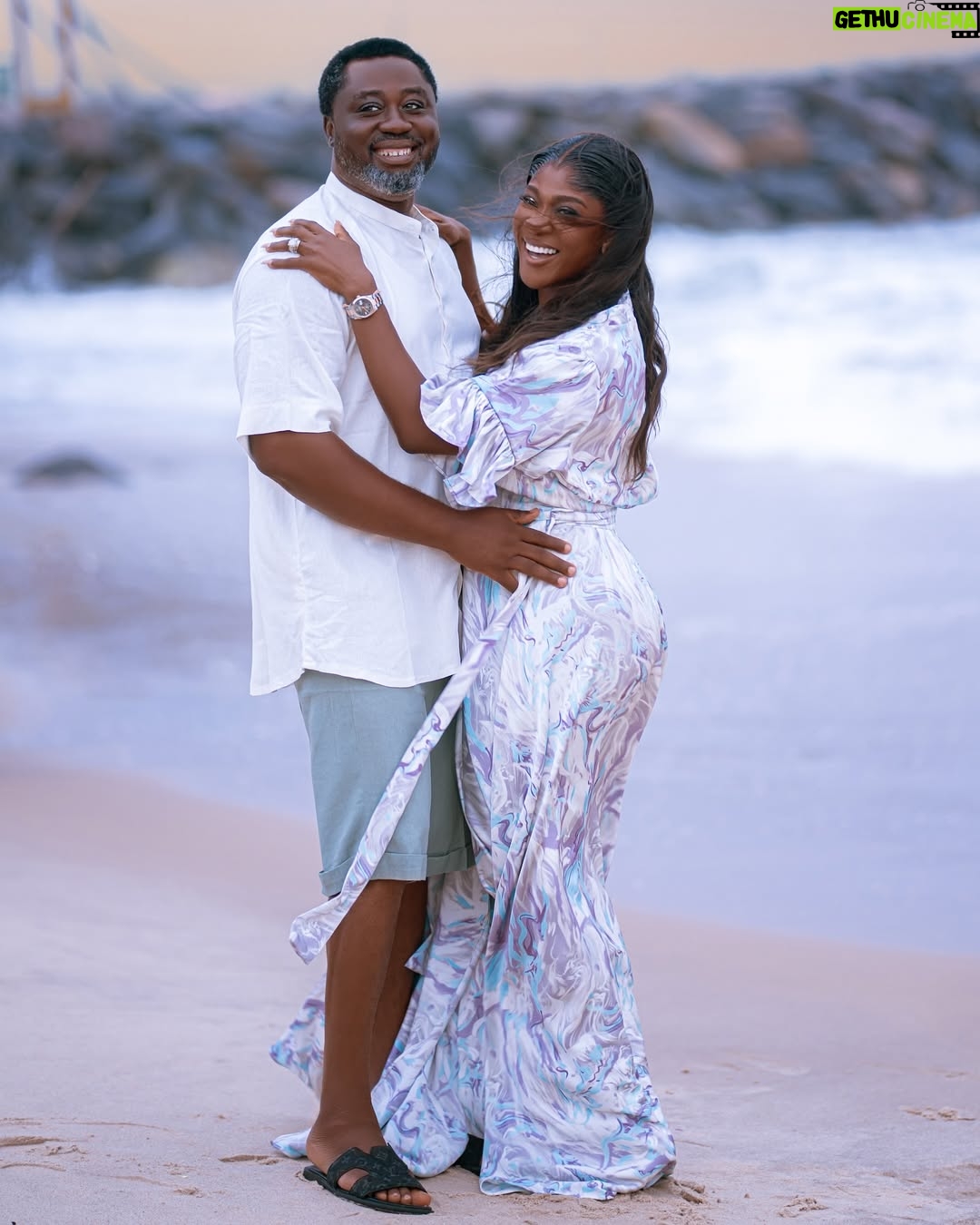 Mercy Johnson - 279.5K Likes - Happy Wedding Anniversary to us….@princeodiokojie ❤️ 14yrs with my husband, my friend and my strength….

Awesome God…
They said No but God said yes…… they said to ruin it but God kept fixing it all and to him be all the glory…… 

Family Outfit @sammiekal.ng ❤️🤛🏻
Make up @maryjayblaq 💋
Hair /Styling @olamidestouch 🥰
Photography @toniegrapher ✌🏻
Location @athenabeachlagos_ , @thebayolion_ 🙏🙏

Special thanks to @officialsamolatunji1 and @wavebeachlagos CEO….

Planner @ayomi86 ❤️💋