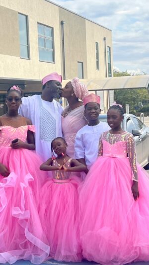 Mercy Johnson Instagram - Weddingsā¦.. My favourite part of a weekend⦠Teamš„°š
@kocha.bellekidsfashion made my girls look fabulous and
@zichaelwoman for my outfit⦠šš
Happy Married life to my Edes and Hubbyšš„°