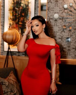 Mihlali Ndamase Instagram - Minister of Beauty. 

dress: @teestylish_sa 
MUA: @malakytsa @asisiphomkabile
Ph. @kpaparazzi_