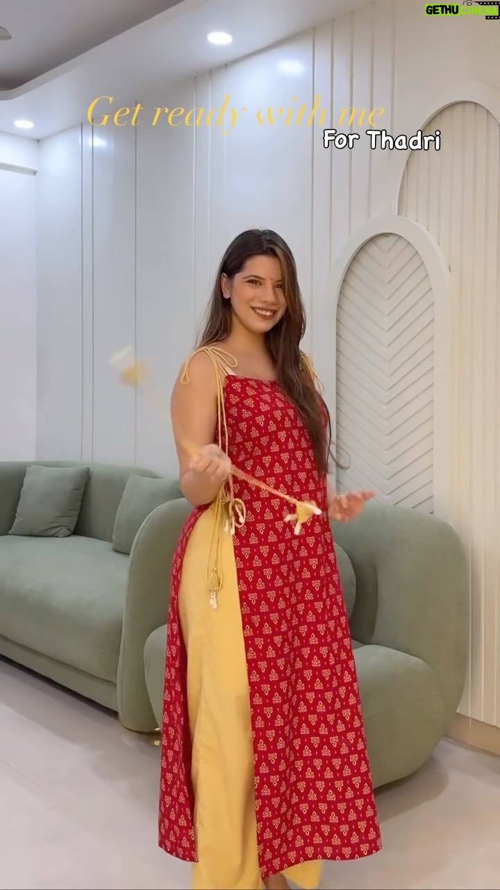 Mili Lakhmani - 2.3K Likes - ✨ Celebrating Thadri with Love and Tradition!

Wearing @shoplakhmanis Ajrak suit with @shopdumroo earrings : perfect combination 🙈❤️

Thadri is a special Sindhi festival dedicated to Sheetla Mata, celebrating her blessings for health and well-being🫶🏻
In this video, my mother shares the significance of Thadri while I show you a quick makeup tutorial. We also give you a glimpse of our celebration, filled with love, family, and tradition.💕💕

Happy Thadri to all my Sindhi friends! And this video with your Sindhi friends ❤️

#Thadri #SindhiFestival #SheetlaMata #Tradition #FamilyLove #FestiveVibes