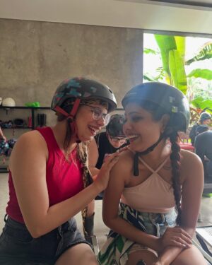 Mili Lakhmani Instagram - Atv day it was!!
If you don’t know , I am very sensitive person I don’t even know how to ride scooty 🙈 Darlgta hai bhai … passenger princess hi bnskti hu🤣🤣
Booked this activity with @klookindia 🫶🏻
#baliatv #baliactivity