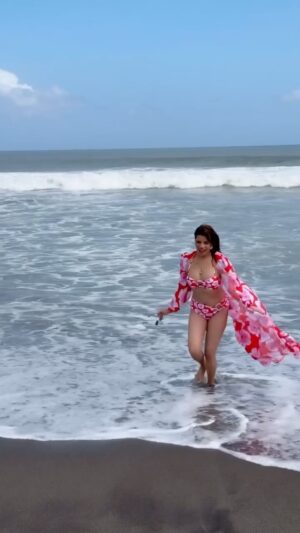 Mili Lakhmani Instagram - Last day in Bali and Iām soaking in every moment. š« Wearing this perfect 3-piece swimsuit from @twirl_around_world , complete with a long shrug that doubles as a dressāsuch a versatile choice when you canāt decide between a swimsuit or a cover-up. The red with floral prints just screams summer vibes, and itās the perfect fit for this beachy escape! š“ Bali, youāve been amazing, and though itās time to say goodbye, I know Iāll be back for more memories and beautiful experiences. Thank you for teaching me that not everything needs to be perfect, but the experience is what truly matters. š Until next time, Bali! šŗ
#BaliVibes #LastDayInBali #SummerFeels #BeachLook #SwimwearStyle #AllAroundWorld #TravelMemories #BeachDay #VacationVibes #TravelDiaries #BaliEscape #GoodbyeBali #BaliDiaries #SummerOutfit #BaliLove