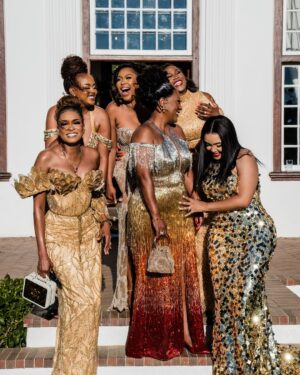 Minnie Dlamini Instagram - Celebrating my sis @mcoyinomfundo 💎
Happy 50th my love your golden jubilee was a 5 day extravaganza like no other 🥳
Siyaziqhenya ngawe Ndlovukazi 💎
Wishing you all the love, joy and happiness you exude. It was an honour MCing your gala dinner and thank you for always supporting me and showing me what a superwoman really looks like 🙏🏾
The love I have for you has no bounds ♥️🚀 #NNN50th