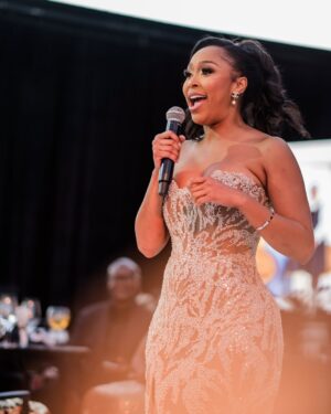Minnie Dlamini Instagram - Celebrating my sis @mcoyinomfundo 💎
Happy 50th my love your golden jubilee was a 5 day extravaganza like no other 🥳
Siyaziqhenya ngawe Ndlovukazi 💎
Wishing you all the love, joy and happiness you exude. It was an honour MCing your gala dinner and thank you for always supporting me and showing me what a superwoman really looks like 🙏🏾
The love I have for you has no bounds ♥️🚀 #NNN50th