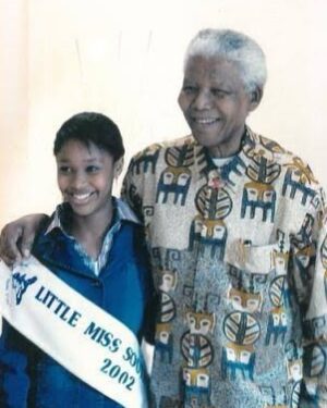 Minnie Dlamini Instagram - Happy #MandelaDay South Africa 🇿🇦
Story time…
Meeting uTata was one of the highlights of my life at just 12years old. I set a goal and I stopped at nothing to achieve it 🚀 I knew all the Miss South Africa and Little Miss South Africa winners always met him. So at 9 years old I started taking pageants seriously. I competed in every pageant I could find, I trained and worked on my walk, stage presence and of course my interview skills, until I won the title in 2002 💎 My final question on the night was, “if you were to meet Nelson Mandela, what would be the one question you would ask him?”
After winning, I was honoured by the Mayor of Durban at an Excellence awards ceremony where I was the youngest ever recipient of The Mayor’s Award of Excellence for representing Durban and being the first Durbanite to win Little Miss South Africa. In meeting the then Mayor, Obed Mlaba, I jumped at the opportunity and told him I NEEDED to meet uTata Mandela. He told me to write a letter about my journey and he promised to make sure he would received it. Long story short, Nelson Mandela’s office reached out to my family and flew my younger brother, my mom and myself out to Houghton where I got to meet and spend time with him. I remember him being so attentive in conversation and told me many stories, he treated me like an equal and not a little kid, it was 🤯 I of course didn’t stop yapping and told all my stories as well as how much he inspired me. I then finally got to ask my winning question…
One day when I write my book will tell you all about it. For now that moment lives beautifully in my memory and heart. This is a story about determination and unshakeable drive, that I always bring to the fore whenever I feel like I can’t do something or my back is against the wall, I remember 12 year old Minnie who didn’t let ANYTHING deter her from reaching her dream 💎
