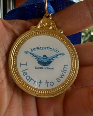Minnie Dlamini Instagram - My baby can swim 🥹 and he got his first medal yesterday 😭
To more swimming adventures with my boy 💎