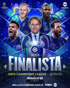 Miroslava Montemayor Instagram - Último show de Champions League en el estudio…nos vemos el 31 de mayo desde Múnich 🔥🙊🖤💙😏🚀🏆⚽️❤️🔥