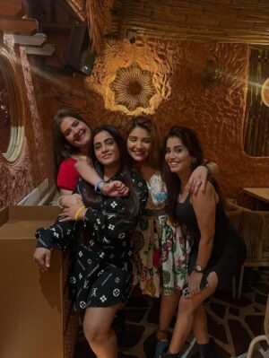 Mithila Purohit Instagram - Soul sisters, laughter blisters & memories that last forever. Happy Friendship Day !
@shehzadisammy @aasmali1 @zoyakhan_official588
.
#friendshipday2025 #bff #staytogether #crazygirls