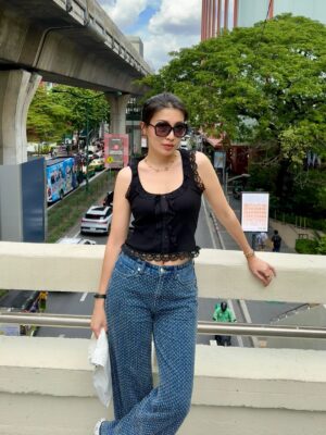 Moe Set Wine Instagram - Storms don’t come to break you — they come to build the warrior in you. I am wearing : Top -Zara , Jean - rag and bone #riseandshine #hope #life #bangkok #citystyle