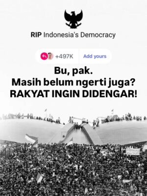 Mona Ratuliu Instagram - Kenapa ini semua terjadi? KARENA RAKYAT SUDAH BERTERIAK TAPI TIDAK DIDENGAR!!! 

Udah bukan jamannya membodohi rakyat dengan statement2 yg nggak masuk akal. Di era melek informasi seperti ini, sekelas ojol bisa lebih pintar dari anggota @dpr_ri , jangan anggap rendah rakyat Indonesia. 

INI URGENT. SELESAIKAN SEKARANG. HARI INI JUGA. DENGAN CARA YANG BISA DITERIMA AKAL SEHAT RAKYAT INDONESIA. 

*ijin kepada yg ilustrasinya saya gunakan. Apabila perlu ditag harap dm saya. Terima kasih.