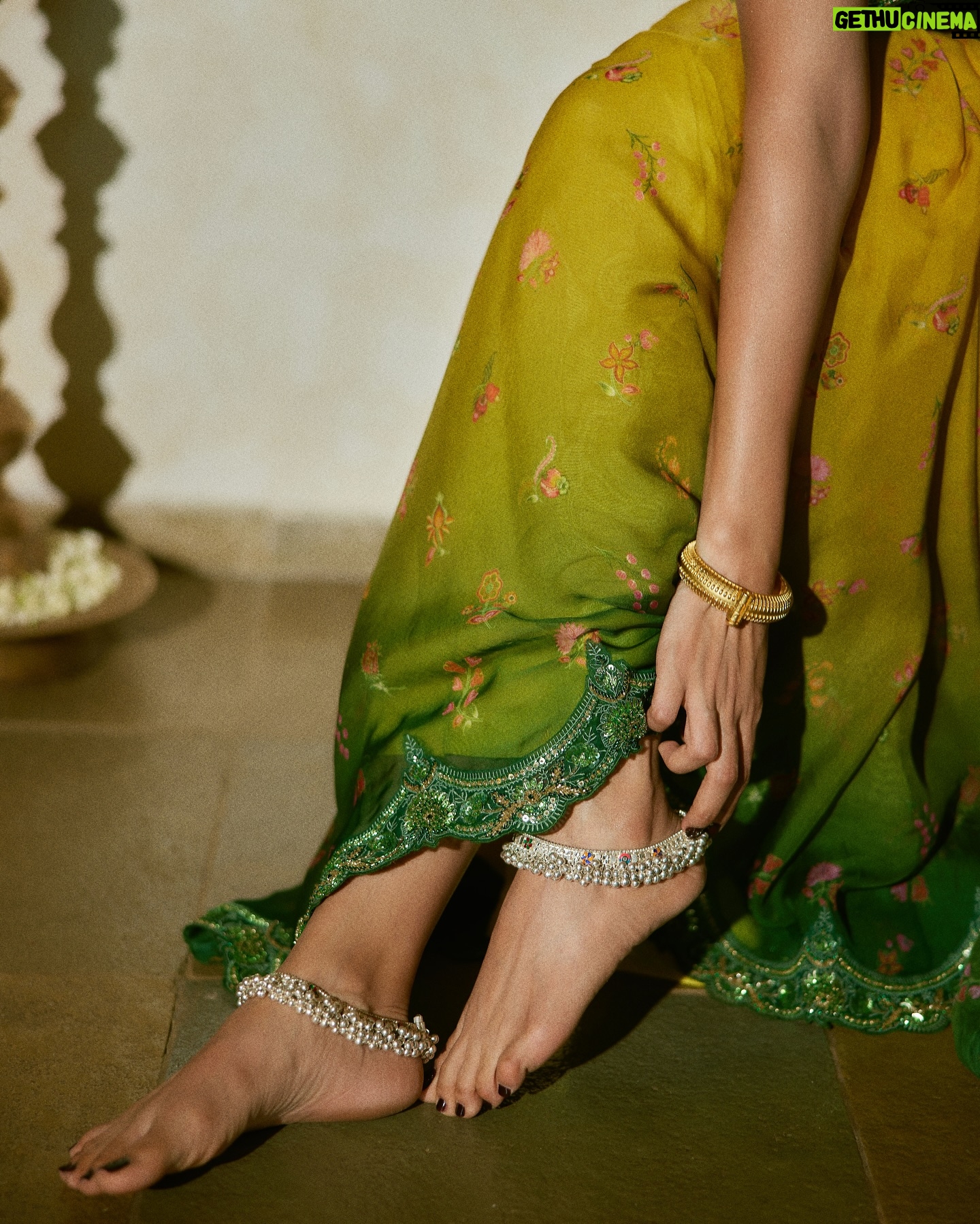 Mrunal Thakur - 2.2 Million Likes - Ganesh Chaturthi has always been my festival. A time where home, devotion, and joy come alive.

This year, I wanted to celebrate it in a way that feels both deeply traditional and personal through an outfit that is an ode to Goddess Parvati, the divine feminine, the force of Shakti, and the grace behind Ganesha. 

Draped in lotus hues with hints of gold, it carries her blessing with me… a little piece of strength, a little piece of love, and a whole lot of faith. 💖