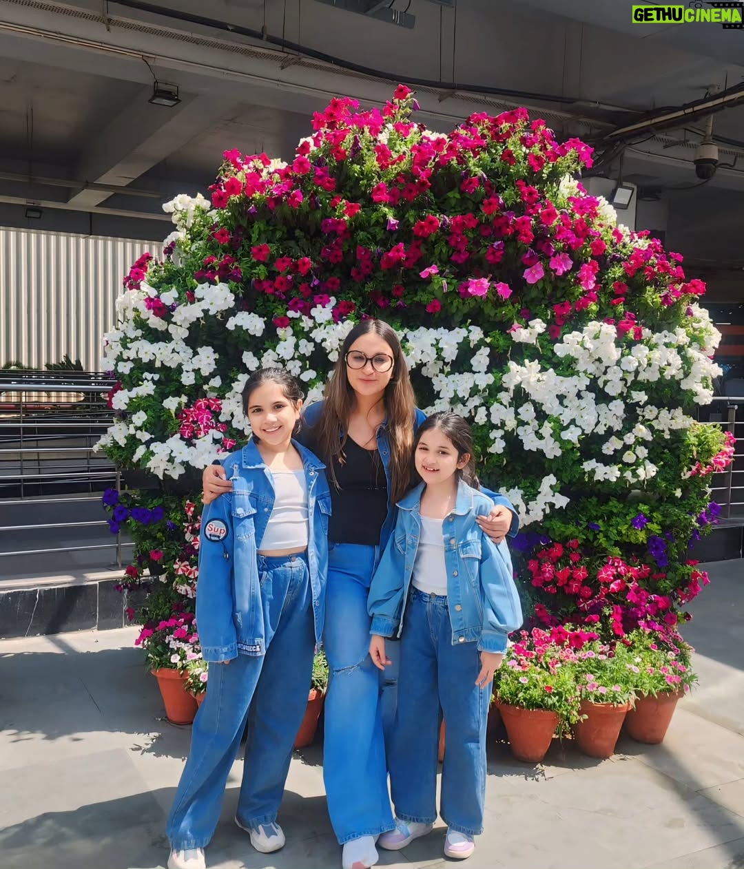 Myra and Kiara - 5.4K Likes - "Happy Daughters’ Day to my two precious gems, Myra and Kiara 💖. You are not just my daughters but also my best friends, my strength, and my constant source of joy. Thank you for filling my life with love, laughter, and endless pride. Watching you grow into such beautiful souls makes my heart overflow with gratitude. You both are my forever blessing, my reason to smile, and my greatest achievement."
MAY RADHEYKRISHAN bless you always.🧿🤍🙏🏻
Blessed| Mom |Daughters Day