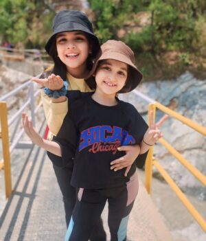 Myra and Kiara Instagram - "Happy Daughters’ Day to my two precious gems, Myra and Kiara 💖. You are not just my daughters but also my best friends, my strength, and my constant source of joy. Thank you for filling my life with love, laughter, and endless pride. Watching you grow into such beautiful souls makes my heart overflow with gratitude. You both are my forever blessing, my reason to smile, and my greatest achievement."
MAY RADHEYKRISHAN bless you always.🧿🤍🙏🏻
Blessed| Mom |Daughters Day