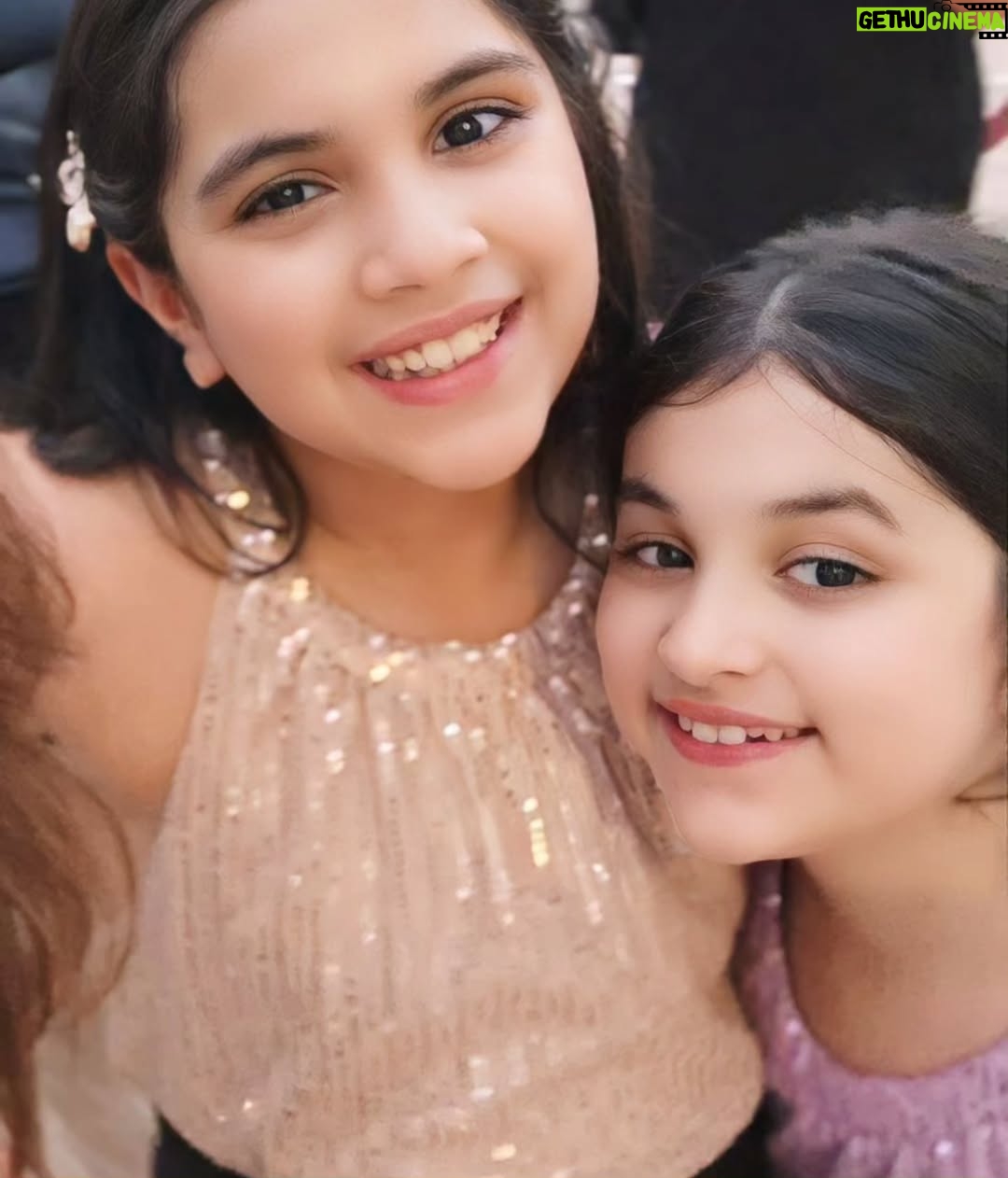 Myra and Kiara - 5.4K Likes - "Happy Daughters’ Day to my two precious gems, Myra and Kiara 💖. You are not just my daughters but also my best friends, my strength, and my constant source of joy. Thank you for filling my life with love, laughter, and endless pride. Watching you grow into such beautiful souls makes my heart overflow with gratitude. You both are my forever blessing, my reason to smile, and my greatest achievement."
MAY RADHEYKRISHAN bless you always.🧿🤍🙏🏻
Blessed| Mom |Daughters Day