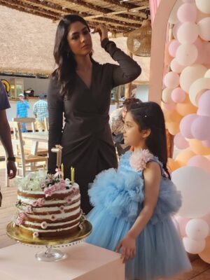 Myra and Kiara Instagram - Mahi's bday bts