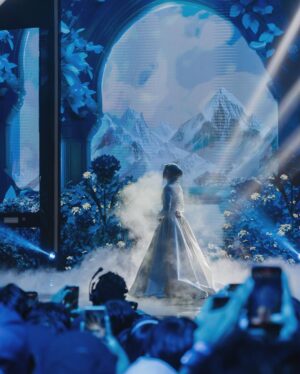 Nabila Taqiyyah Instagram - recap indonesian idol🤍 thank you! @indonesianidolid 

gown @dimassinggih @houseofdimassinggih 
mua&stylish @ziahfauziahbajry