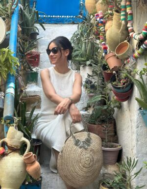 Najla Ben Abdallah Instagram - Hammamet ❤️ "عشر سنين عرس »Merci @zahra_dakhlaoui_ pour le couffin 🥰❤️