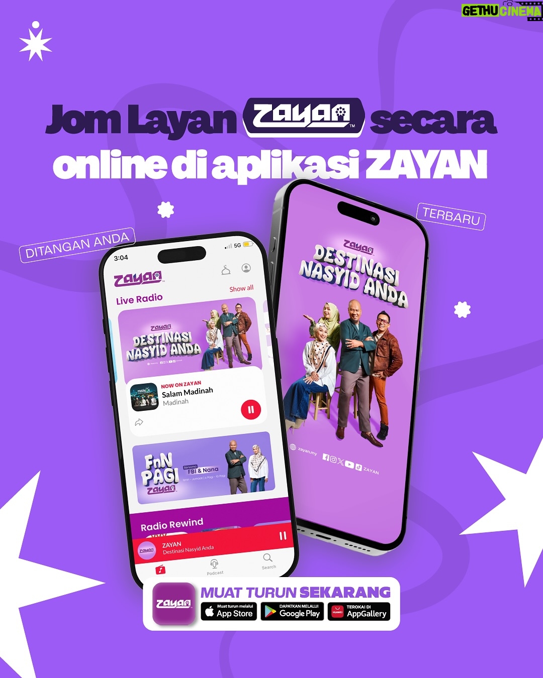 Nana Mahazan - 0.9K Likes - MasyaAllah! Terima kasih semua sahabat ZAYAN yang memberikan kata-kata positif dan maklum balas membina untuk kami di ZAYAN 🤲🏻

Terus dengarkan ZAYAN - Destinasi Nasyid Anda ‼️ Pelbagai kandungan ilmiah, dakwah dan mesej yang positif untuk semua ✨

Muat turun aplikasi ZAYAN serba baharu 😍 Dengarkan kami secara online, 24 jam tanpa henti 🙌🏻

#JomLayanZAYAN
#ZAYANShare