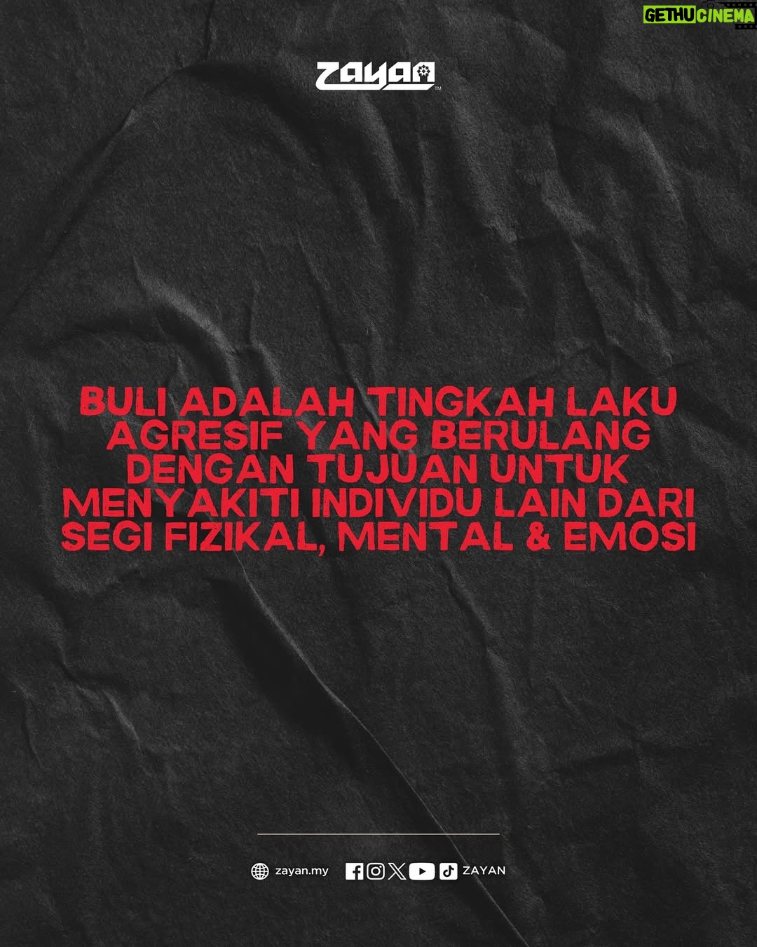 Nana Mahazan - 4.2K Likes - HENTIKAN BULI ⚠️

Buli bukanlah gurauan, ia bukan juga suatu perkara yang boleh diabaikan ‼️

#ZAYANShare
#HentikanBuli
#KamiBenciBuli
#JusticeForZara